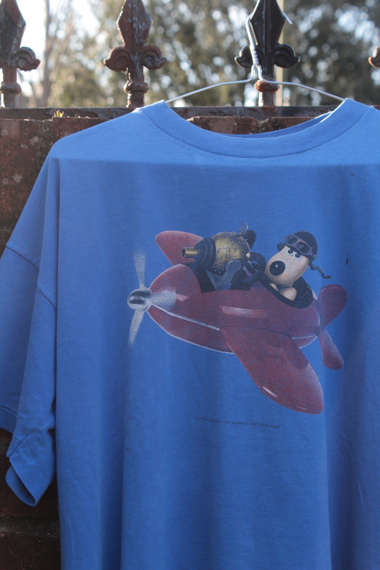 80s Wallace&Gromit t-shirt