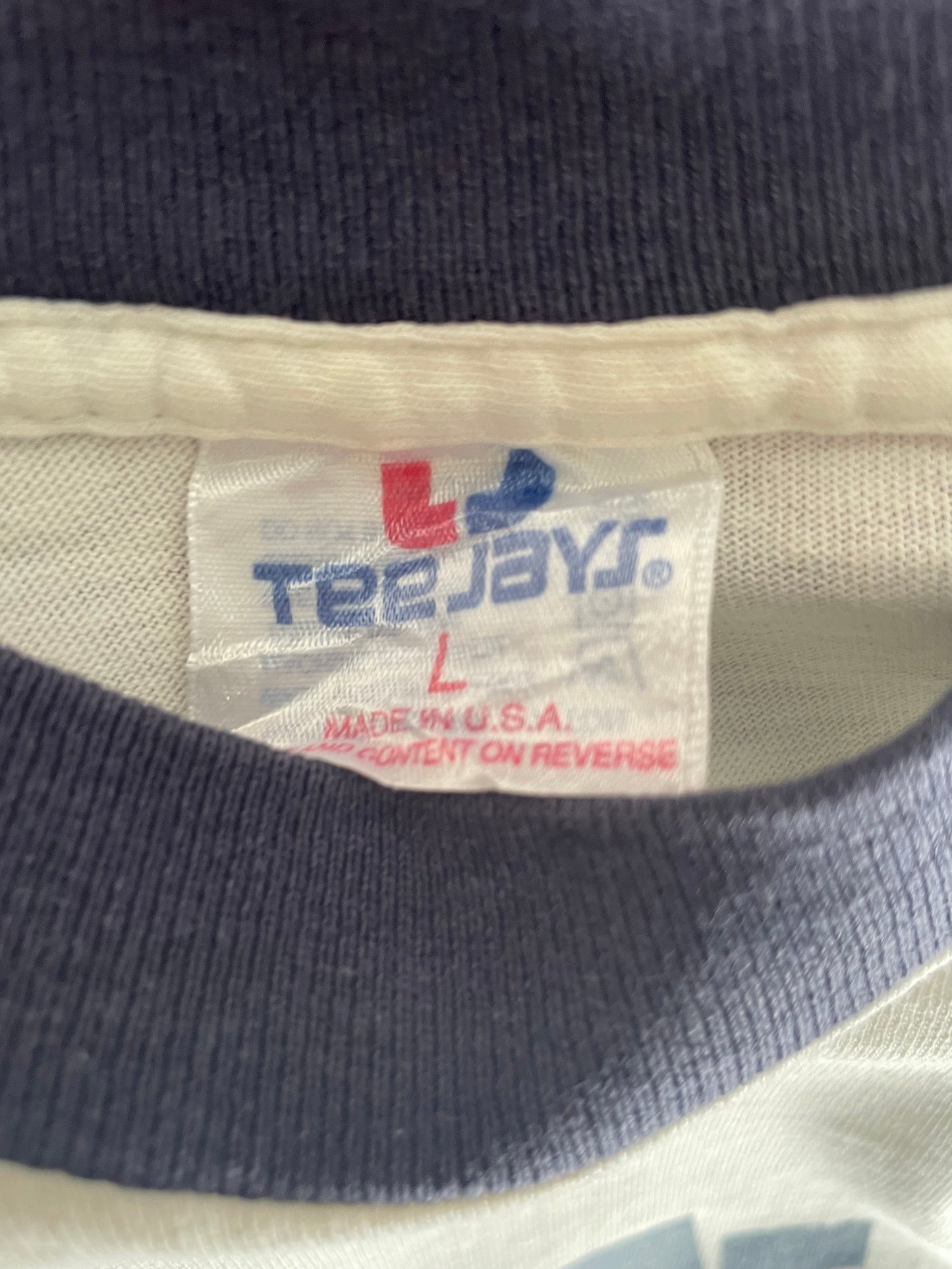 1995 Mr. Bubble ringer T-shirt made in the USA