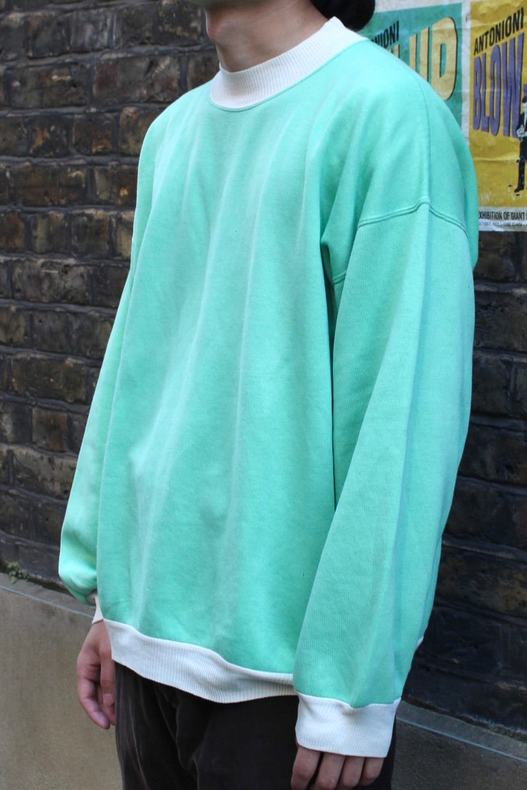 80s-90s Light green sweatshirt made in Italy