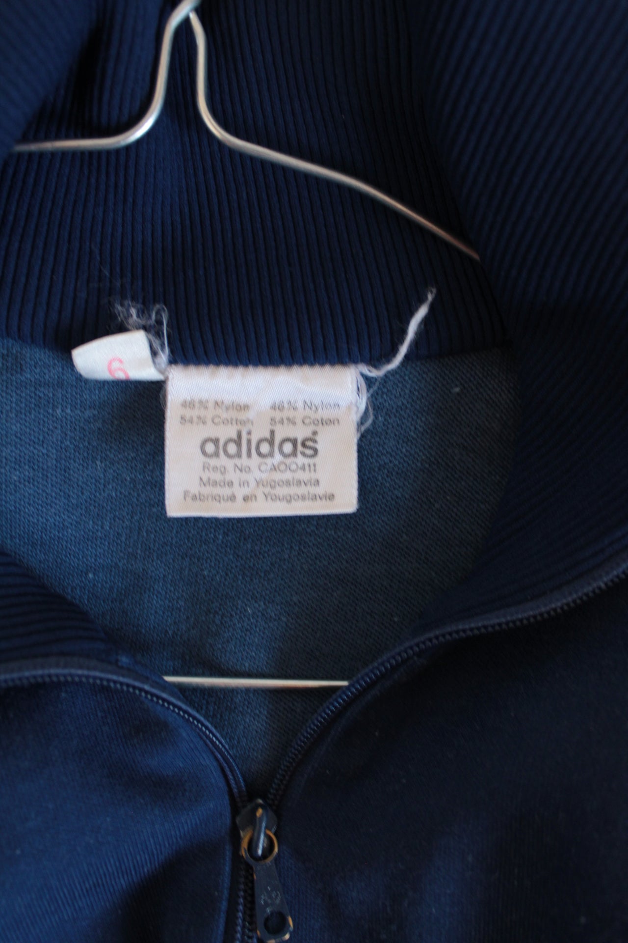 90s adidas track jacket made in Yugoslavia