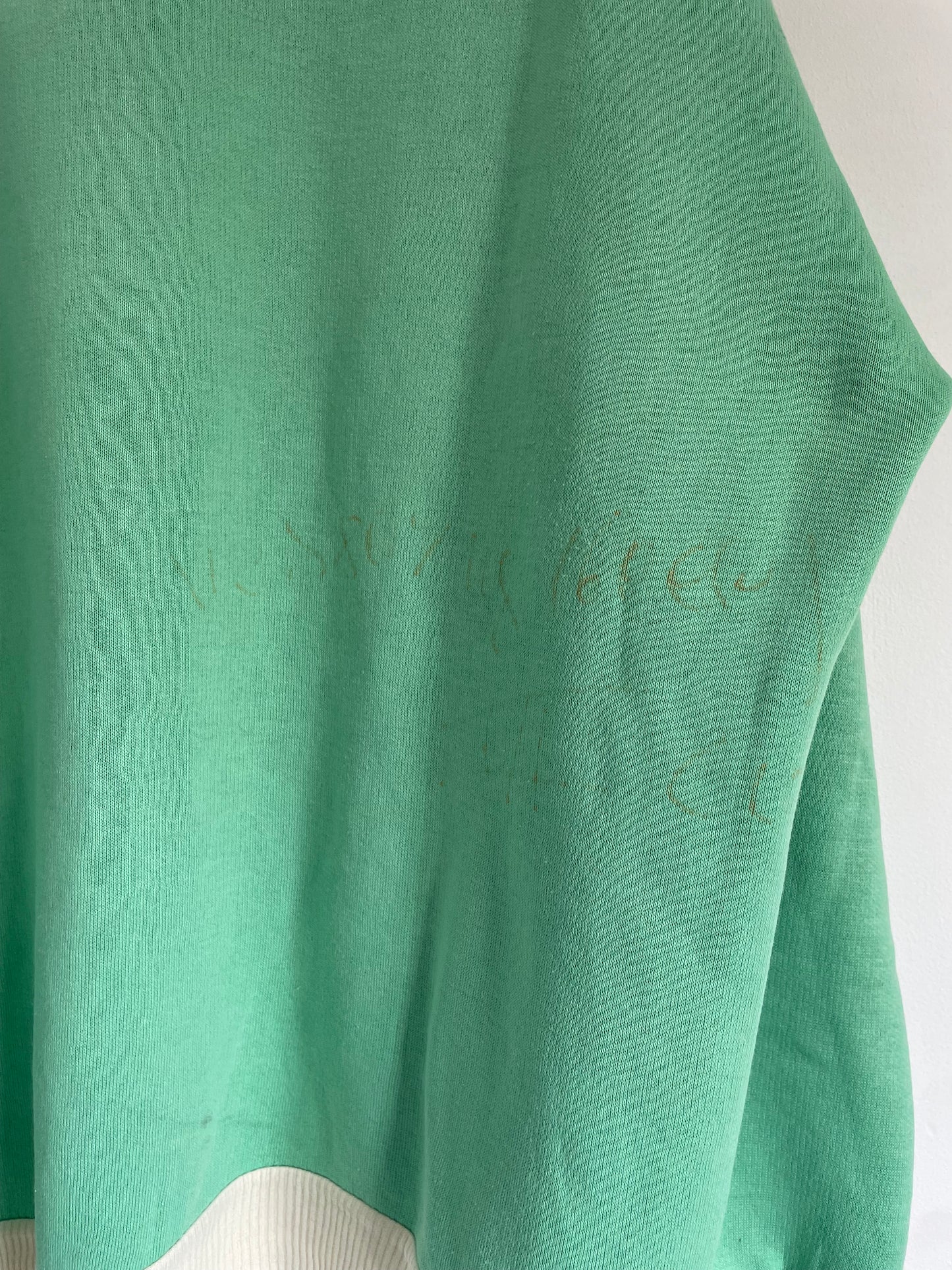 80s-90s Light green sweatshirt made in Italy
