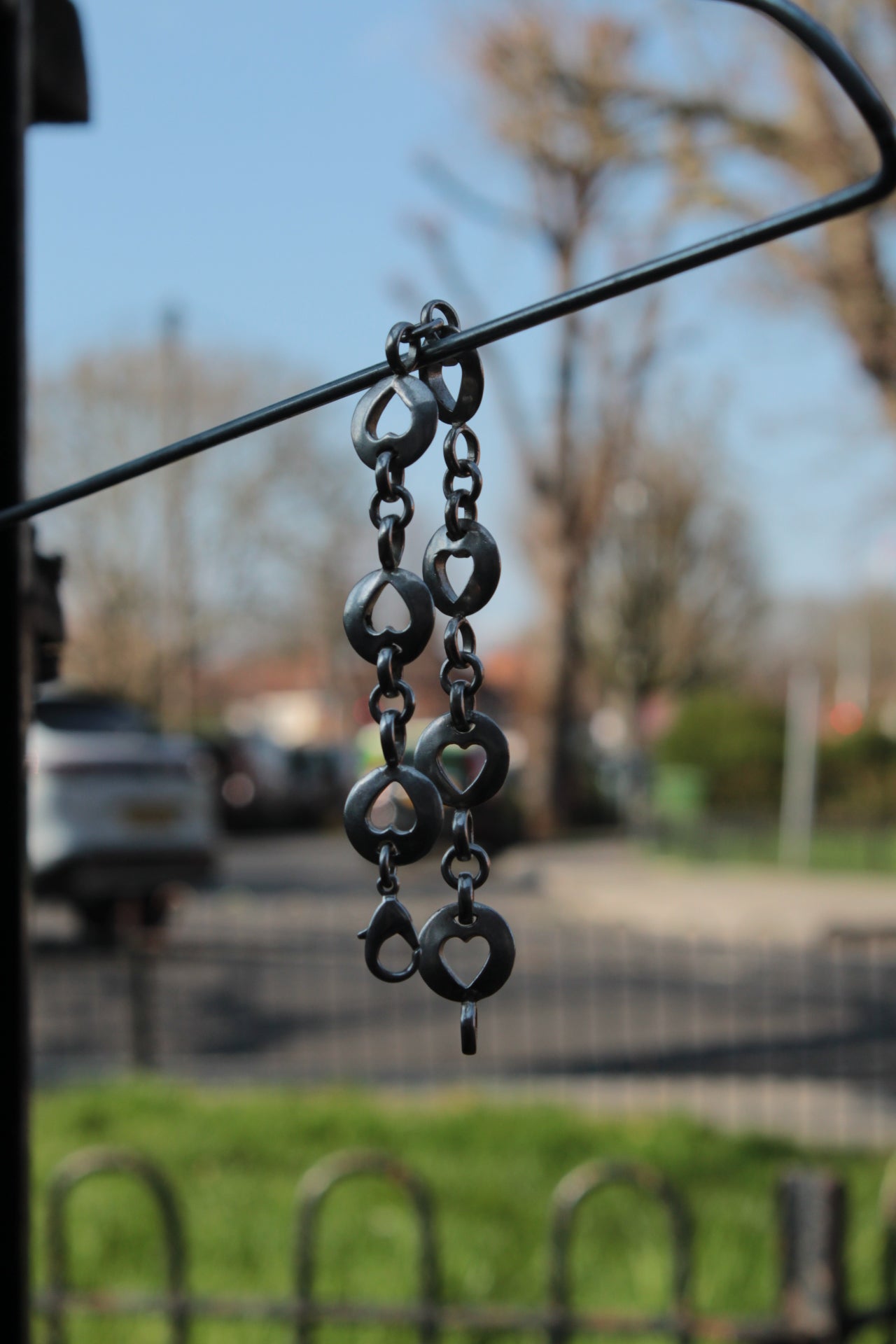 Heart-shaped bracelet, silver 925